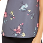 Regata feminina Ideology com estampa floral e costas em malha, cinza, tamanho XXG