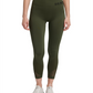 Leggings de ginástica femininas DKNY, cintura alta, tamanho XL, verde