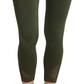 Leggings de ginástica femininas DKNY, cintura alta, tamanho XL, verde