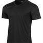 Camiseta básica masculina Ideology com costas em malha, preta, tamanho médio