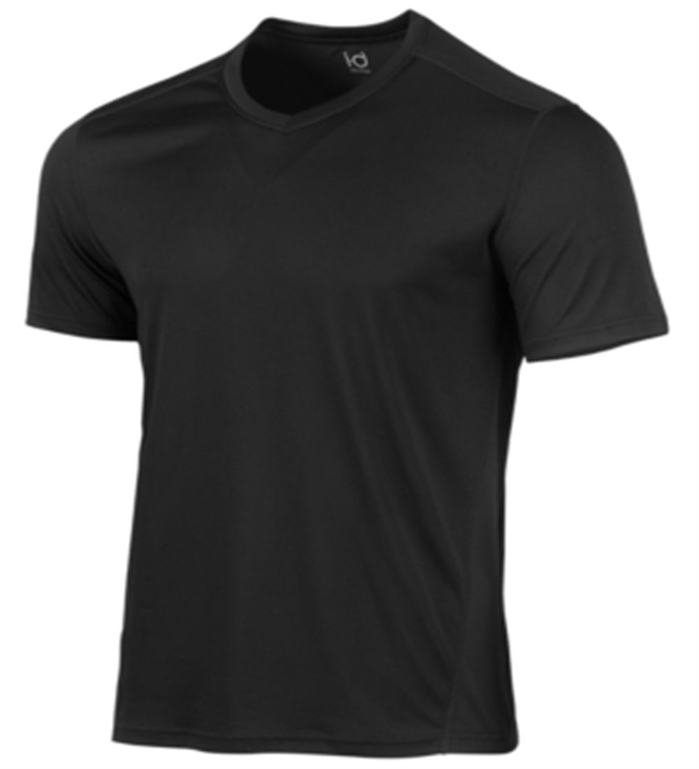 Camiseta básica masculina Ideology com costas em malha, preta, tamanho médio