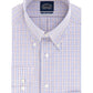 Camisa social masculina Eagle Classic Fit com gola elástica, roxa, tamanho 17_32/33 XL