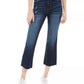 Calça jeans flare cropped rasgada Indigo Rein Junior, azul, tamanho 3
