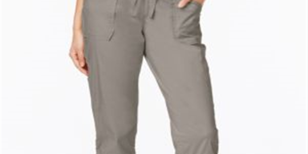 Calça cargo curta feminina INC International Concepts Curvy Fit, cinza, tamanho 10