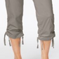 Calça cargo curta feminina INC International Concepts Curvy Fit, cinza, tamanho 10
