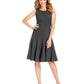 Vestido de praia sem mangas Calvin Klein feminino, cor carvão, tamanho 4, pequeno