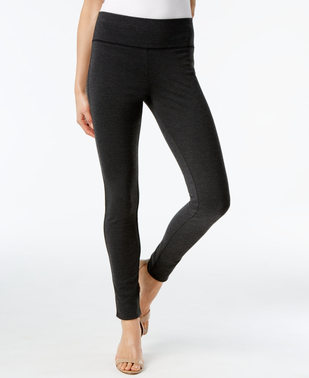 Leggings femininas sem costura INC International Concepts, cinza, tamanho 2, pequena