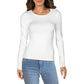 Suéter Guess Feminino Marciano Paula Recortado Manga Longa Branco Tamanho X-S