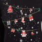 Blusa de algodão com detalhes Karen Scott feminina, preta, tamanho PS