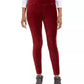 Calça skinny de veludo cotelê feminina Style &amp; Co, tamanho XX-G, vinho