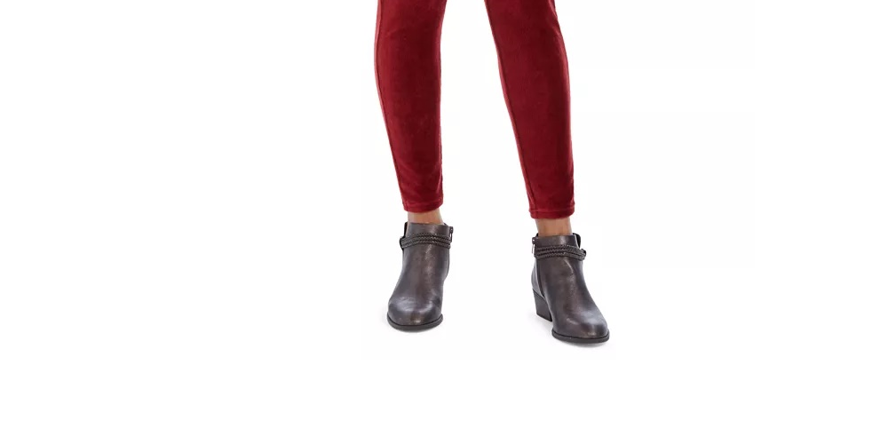 Calça skinny de veludo cotelê feminina Style &amp; Co, tamanho XX-G, vinho