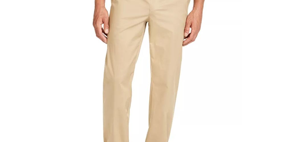 Calça Alfani Masculina Stretch Cintura Média Bege Tamanho XX-G