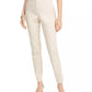 Calça skinny Alfani feminina Petite Comfort-Waist, bege, tamanho 14, pequena