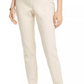 Calça skinny Alfani feminina Petite Comfort-Waist, bege, tamanho 14, pequena