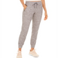Calça de moletom feminina Ideology Waffle Knit cinza tamanho médio