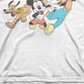 Camiseta infantil Disney Little Boy's Crew, branca, tamanho 5
