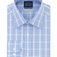 Camisa social masculina Eagle com gola xadrez, tamanho 15,5 x 34-35