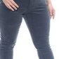 Calça de veludo cotelê com controle de barriga feminina Style &amp; Co, cinza, tamanho 10, pequena