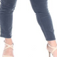 Calça de veludo cotelê com controle de barriga feminina Style &amp; Co, cinza, tamanho 10, pequena