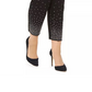 Calça jeans skinny feminina INC International Concepts com detalhes no tornozelo, preta, tamanho 28W