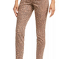 Calça jeans skinny feminina Curvy Fit com estampa estilo &amp; Co, vermelha, tamanho 4