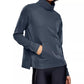 Moletom Feminino Under Armour Synthetic Fleece Mock Mirage Cinza Escuro Tamanho P