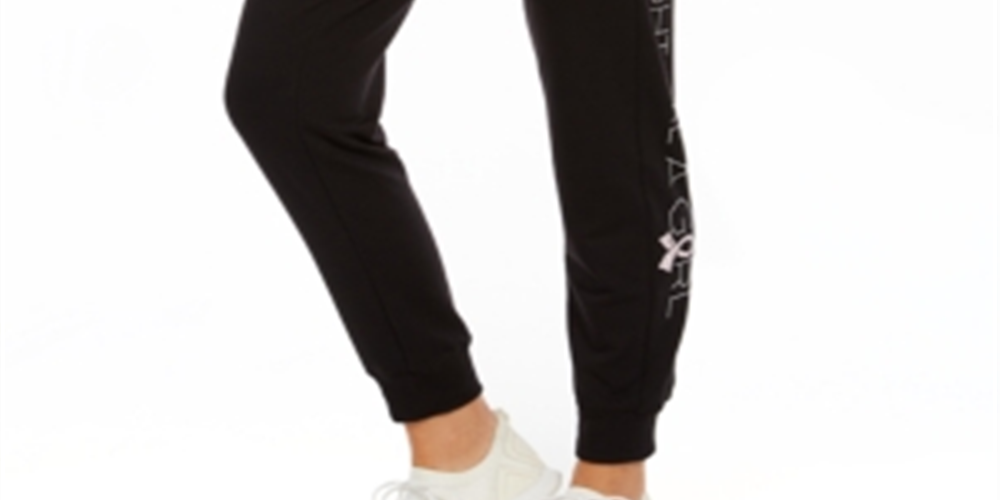 Calça Ideology Fight Like a Girl Preta Tamanho XX-Grande