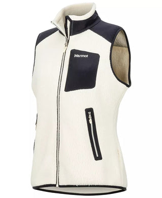 Colete de lã Wiley feminino Marmot, branco, tamanho médio