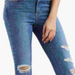 Calça Jeans Levi's Hypersculpt High-Rise Super-Skinny Feminina Azul Tamanho 27x30