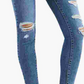 Calça Jeans Levi's Hypersculpt High-Rise Super-Skinny Feminina Azul Tamanho 27x30