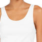 Regata feminina de algodão estilo &amp; co, branca, tamanho extrapequeno