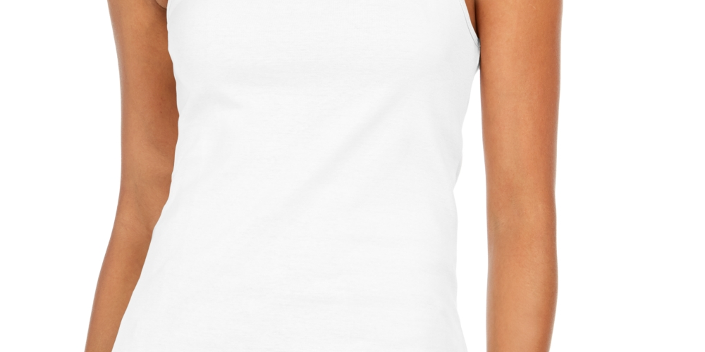 Regata feminina de algodão estilo &amp; co, branca, tamanho extrapequeno