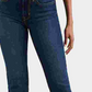 Calça jeans cropped Levi's 724 reta feminina, azul, tamanho 29