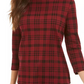 Charter Club Petite Pima Cotton Women's Top com estampa de botões e ombros de fora, rosa, tamanho PL