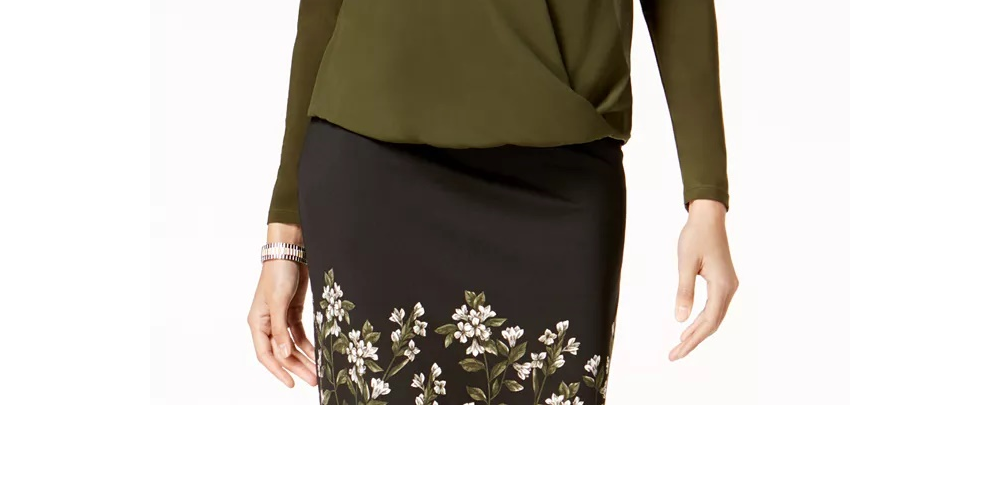 Blusa Alfani Feminina com Nó Frontal Hi-Low Verde Tamanho XXL