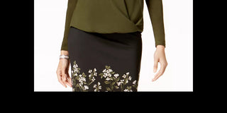 Blusa Alfani Feminina com Nó Frontal Hi-Low Verde Tamanho XXL