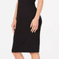 Vestido Calvin Klein Feminino Ombro a Ombro Dobrável Preto Tamanho 6 Petite
