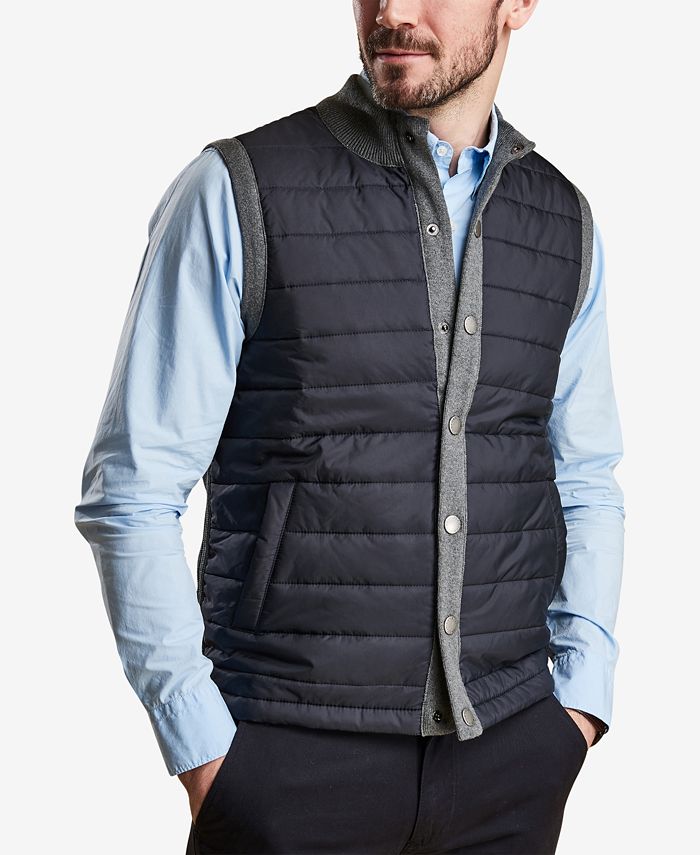 Colete Barbour Essential Masculino Tailored Fit Mix Media Cinza Tamanho Pequeno