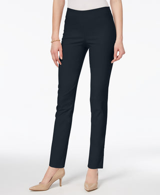 Calça Chelsea Petite Tummy-Control Feminina Charter Club Azul Tamanho 4 Petite
