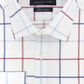 Camisa social xadrez slim fit masculina Tommy Hilfiger vermelha tamanho 17,5 x 32-33
