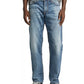 Calça jeans masculina Hunter Athletic Fit Tapered Stretch, azul, tamanho 30X32, da Silver Jeans Co.