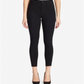Calça jeans skinny skinny feminina de cintura alta, preta, tamanho 28/6
