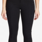 Calça jeans skinny skinny feminina de cintura alta, preta, tamanho 28/6