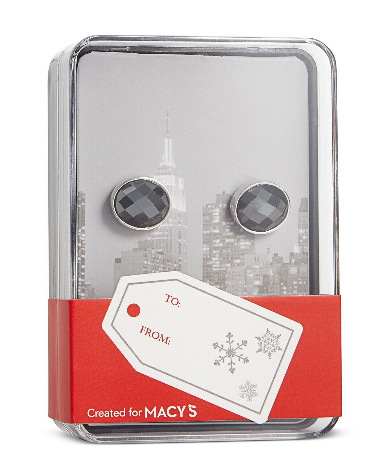 Abotoaduras The Gift Masculinas Jewel Cinza Tamanho Regular