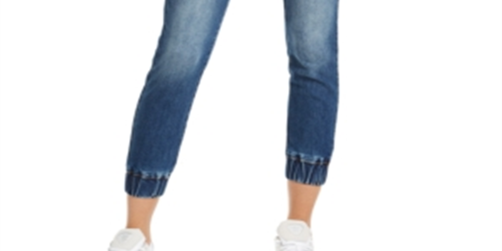 Calça Jogger Jeans Quase Famosos Juniores Azul Tamanho X-G