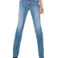Calça jeans reta feminina NYDJ Marilyn em azul Brickell, tamanho 2