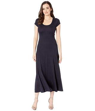 Camiseta Ralph Lauren Feminina Jersey Maxidress Azul Tamanho Médio