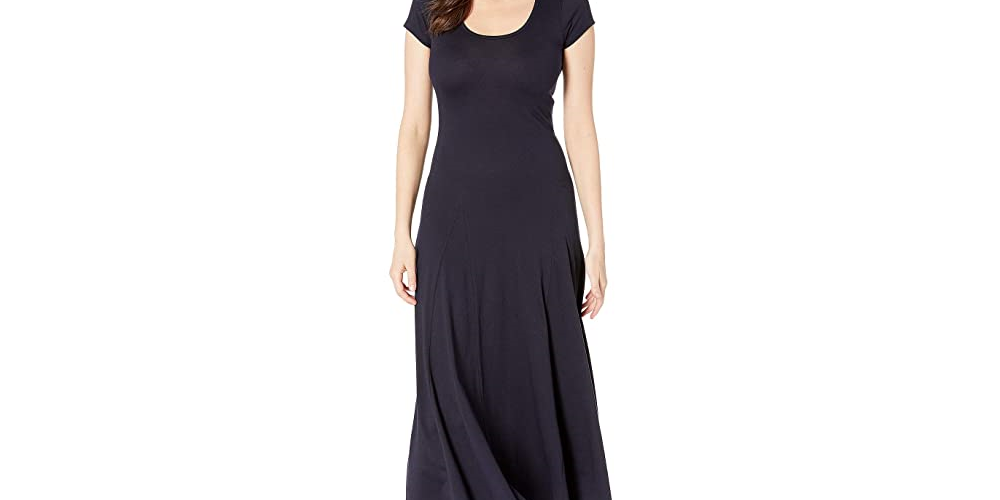 Camiseta Ralph Lauren Feminina Jersey Maxidress Azul Tamanho Médio