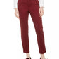 Calça feminina slim Maison Jules vermelha tamanho 2