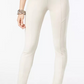 Calça skinny feminina INC International Concepts Petite com bolso e zíper, preta, tamanho 2 Petite